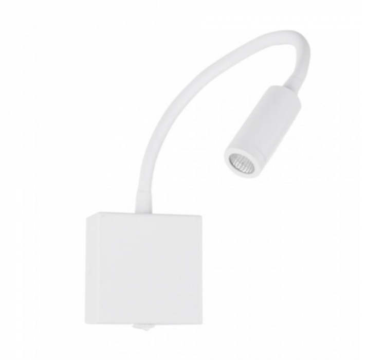 ARANDELA DE PAREDE LED EVY 3000K 3W BIVOLT 30X7,5CM ALUMÍNIO BRANCO - NORDECOR 2054