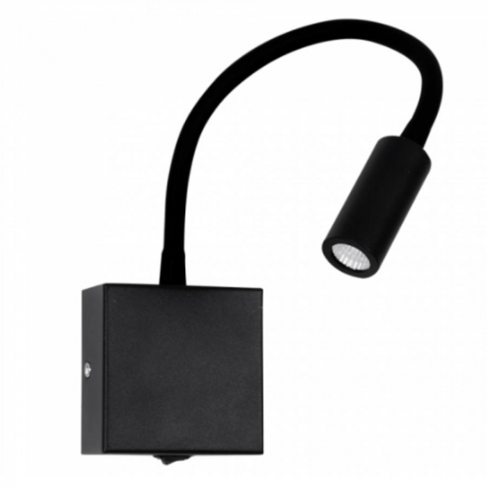 ARANDELA DE PAREDE LED EVY 3000K 3W BIVOLT 30X7,5CM ALUMÍNIO PRETO - NORDECOR 2055