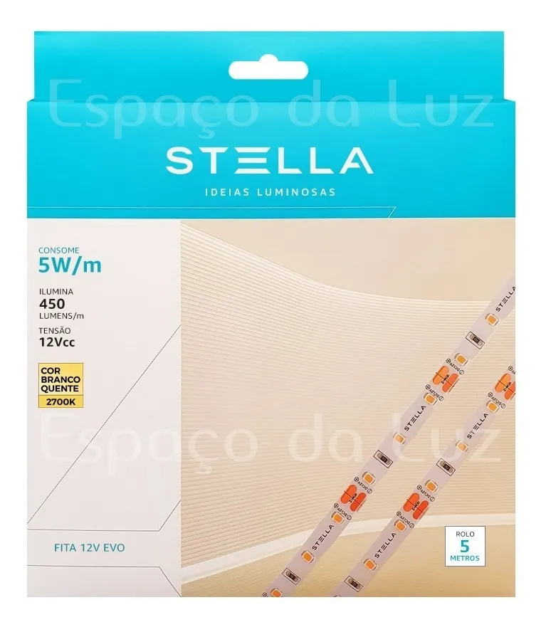 Fita de Led 2700K 5W/m Stella