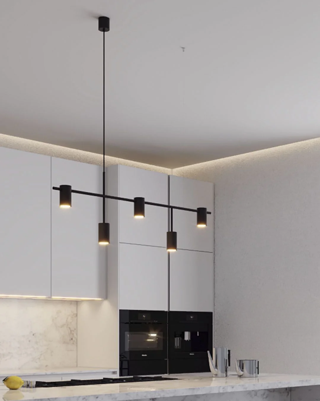 Pendente Lyra 5 5 40X120X10Cm METAL