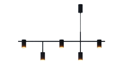Pendente Lyra 5 5 40X120X10Cm METAL